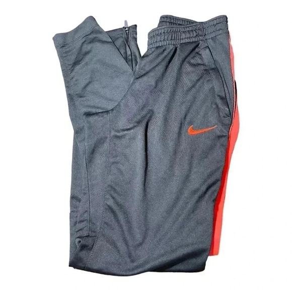 Womens Nike Dri Fit Athletic Track Pants Gray Joggers with zippers size XS - Picture 8 of 10